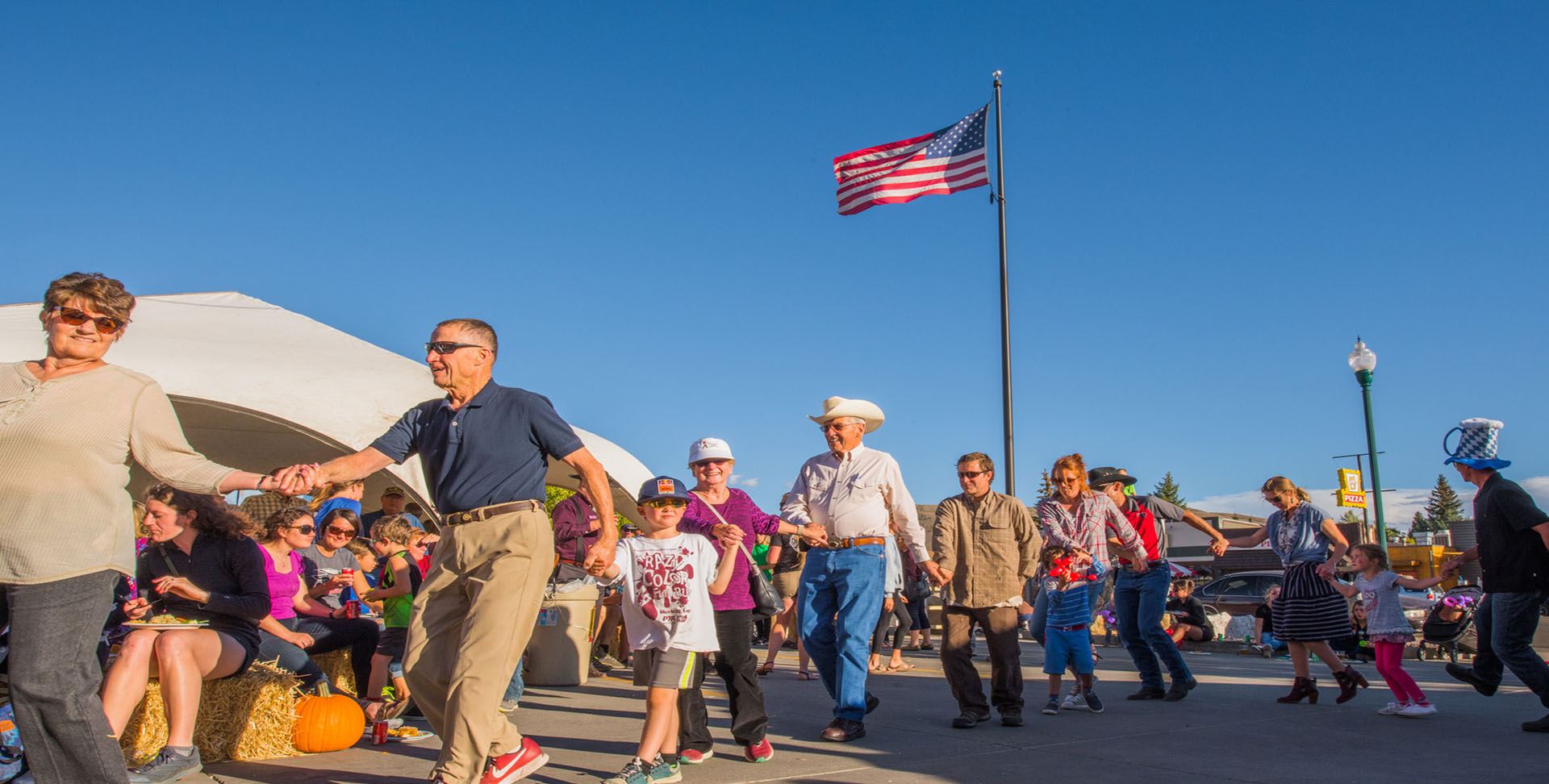 Dancing at OctoberFest